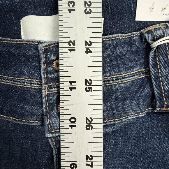 KanCan Jeans Womens 13/30 Blue High Rise Bootcut Recycled Denim Stretch Jeans - Picture 7 of 10